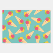 Ice Cream Cone Inpakpapier Vel (Voorkant 2)