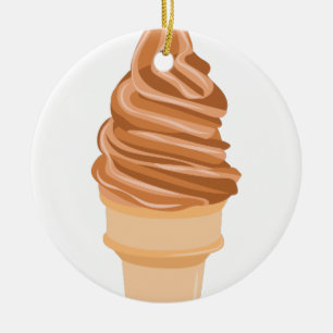 Ice Cream Cone Keramisch Ornament