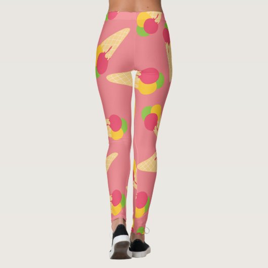 Ice Cream Cone Leggings (Achterkant)