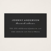 Ice Cream Cone Logo Visitekaartje (Achterkant)