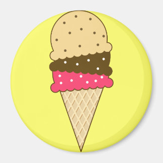 Ice Cream Cone Magneet