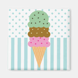 Ice Cream Cone Magnet Magneet