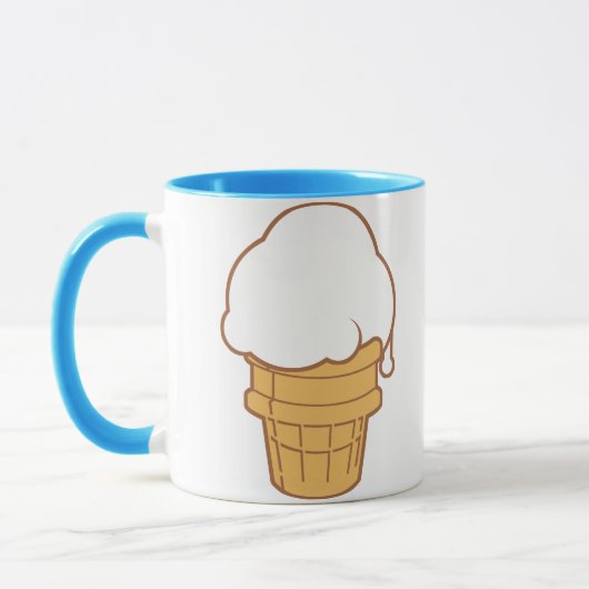 Ice Cream Cone Mok (Links)
