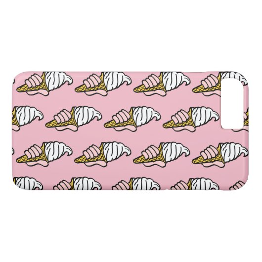 Ice Cream Cone-ontwerp Case-Mate iPhone Case (Achterkant (Horizontaal))