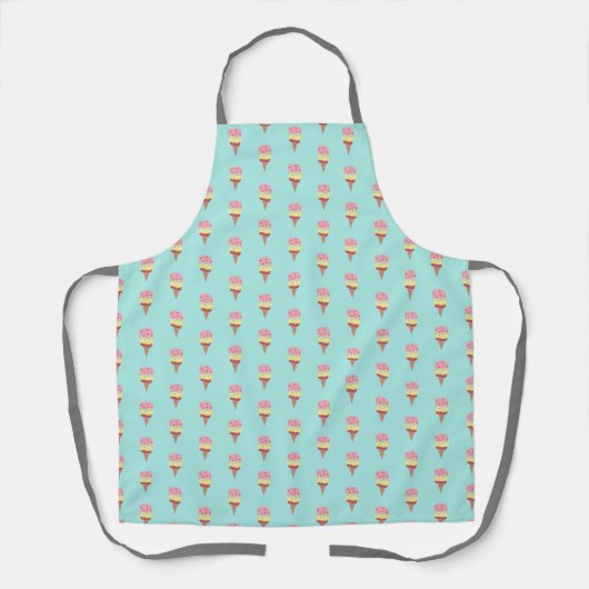 Ice Cream Cone Pattern over Schort (Voorkant)