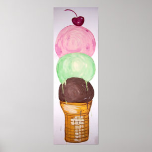 "Ice Cream Cone" Poster