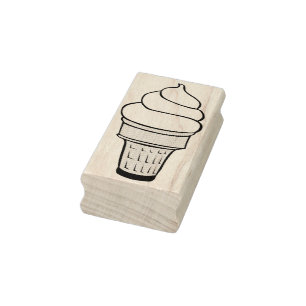 Ice Cream Cone Rubberstempel
