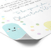 Ice Cream Cone Scoop Birthday Party Time Capsule Poster (Hoek)