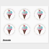 Ice Cream Cone Sticker (Vel)