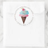 Ice Cream Cone Sticker (Tas)