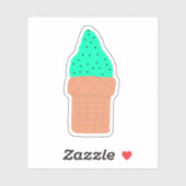 Ice Cream Cone Sticker (Vel)
