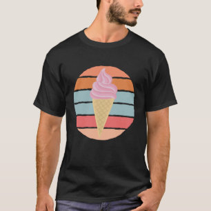 Ice Cream Cone Summer Desserts Sherbet T-shirt