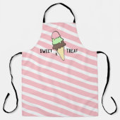 Ice Cream Cone Sweet Treat Schort (Voorkant)