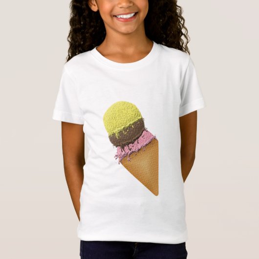 Ice Cream Cone T-Shirts (Voorkant)