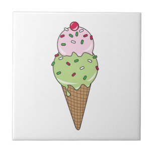 Ice Cream Cone Tegeltje