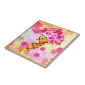 Ice Cream Cone Tile Tegeltje (Zijkant)