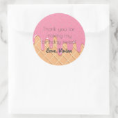 Ice Cream Cone Verjaardag Stickers (Tas)