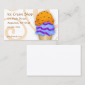 Ice Cream Cone Visitekaartje (Voorkant / Achterkant)