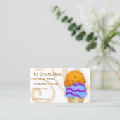 Ice Cream Cone Visitekaartje (Staand voorkant)