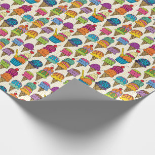 Ice Cream Cones Cadeaupapier