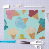 Ice Cream Cones for Days Tissuepapier (Craft)