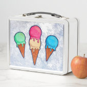 Ice Cream Cones Lunch Box (In situ)