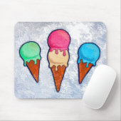 Ice Cream Cones Muismat (Met muis)