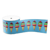 Ice Cream Cones Pattern  Grosgrain Lint (Spoel)