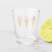 Ice Cream Cones Shot Glass Glas (Achterkant)