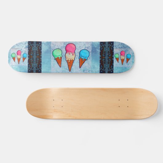 Ice Cream Cones Skateboard (Horizontaal)