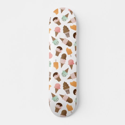 Ice Cream Cones Skateboard Deck (Voorkant)