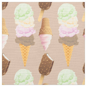 Ice Cream Cones Stof