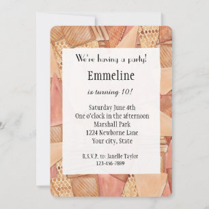 Ice Cream Cones Verjaardag Kaart