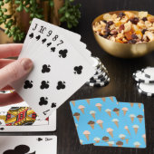 Ice Cream Cont with Rainbow Sprinkles Pattern Pokerkaarten (Insitu)