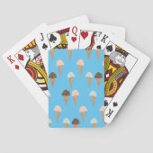 Ice Cream Cont with Rainbow Sprinkles Pattern Pokerkaarten (Achterkant)