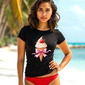 Ice Cream Coquette Bow T-shirt