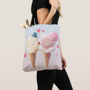 Ice Cream Couple - Liefde bij de eerste klik Draagtas