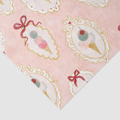  Ice Cream Delight Pattern Tissuepapier (Detail)