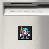 Ice Cream Drip Baseball Sts Baseball Lifestyle Boy Magneet (Insitu (Vaatwasser))