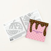 ICE CREAM DRIP CONE Spiral Recipe Notitieboek (Binnen)