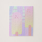 Ice Cream Drip Pastel Legpuzzel (Verticaal)