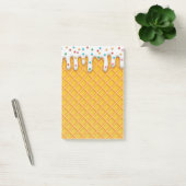 Ice Cream Drip Waffle Cone with Sprinkles Post-it® Notes (Kantoor)