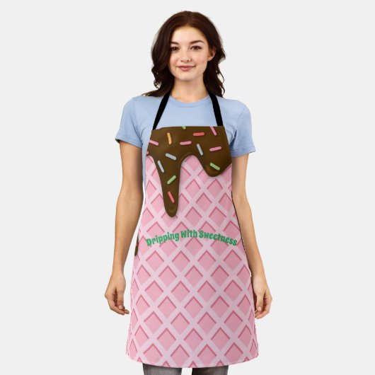 ICE CREAM DRIPPING CONEAll-over Print Schort (Gedragen)