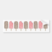 Ice Cream Eclair Popsicle Bumpersticker (Voorkant)