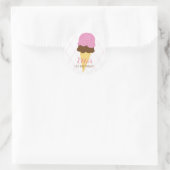 Ice Cream Eerste Verjaardagsfeestje Stickers (Tas)
