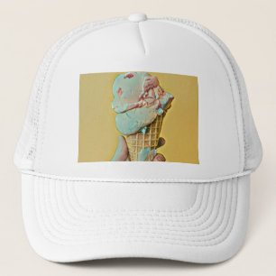 Ice cream flavor trucker pet