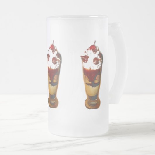 Ice Cream Float Matglas Bierpul (Voorkant rechts)