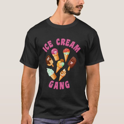 Ice Cream Gang Ice Cream T-shirt (Voorkant)
