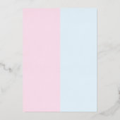 Ice Cream Gender onthullen Folie Uitnodiging (Achterkant)