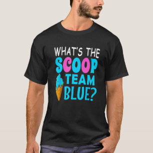 Ice Cream Gender onthult Matching Team Blue T-shirt